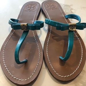 Tory Burch Leighanne bow sandals size 9